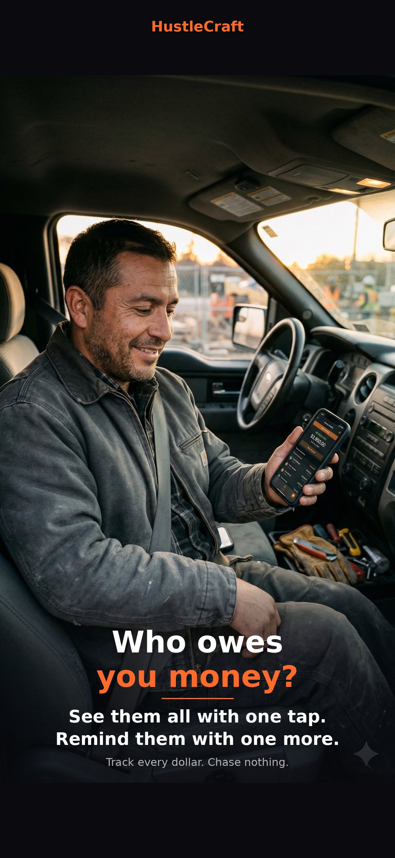 Track payments and see who owes you money