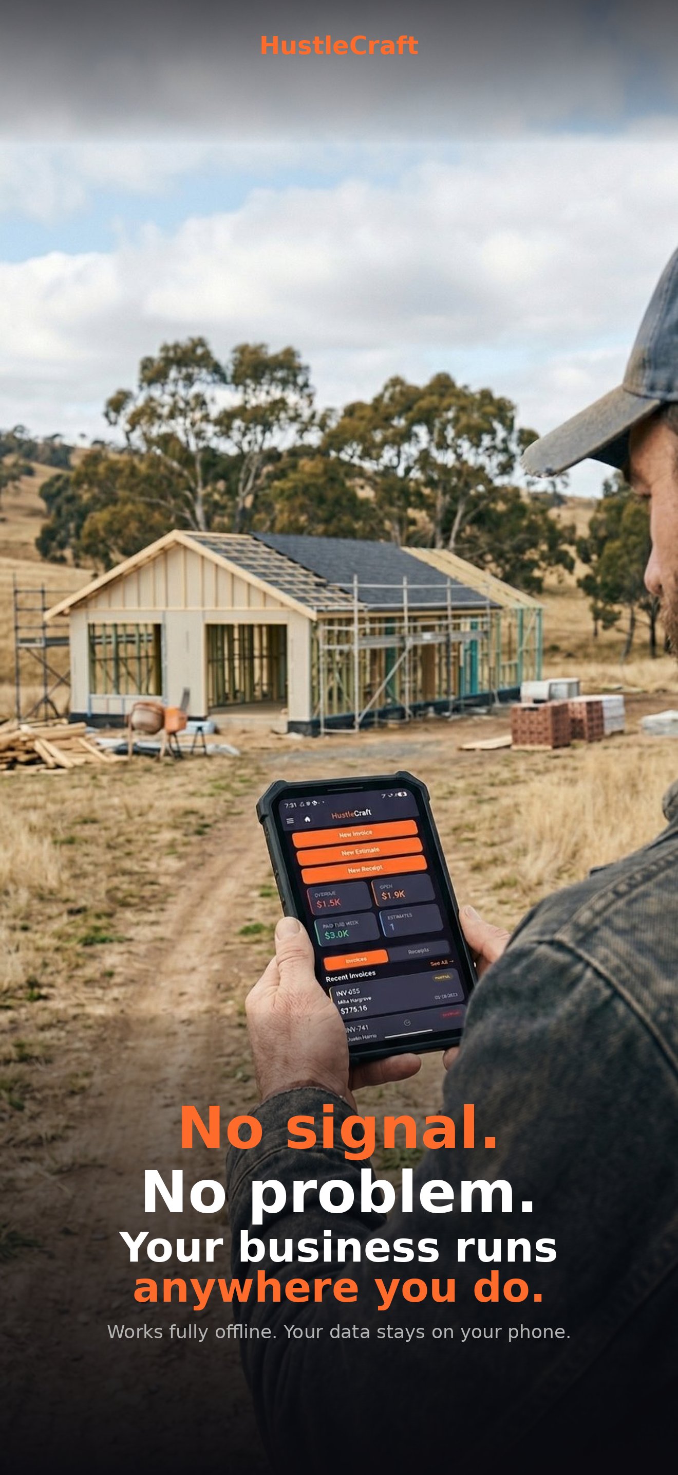 Works offline in the middle of nowhere